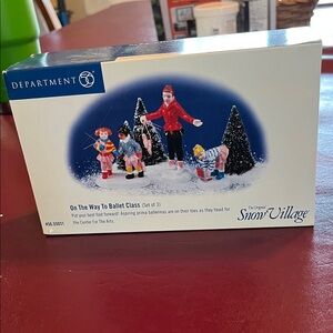 “On the Way to Ballet Class”Department 56 Snow Village